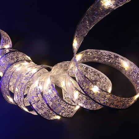 40 LED Ribbon Window Curtain Lights String Lamp House Party Decor Striking 4M